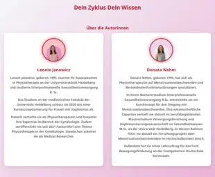 Webseite: Dein Zyklus Dein Wissen